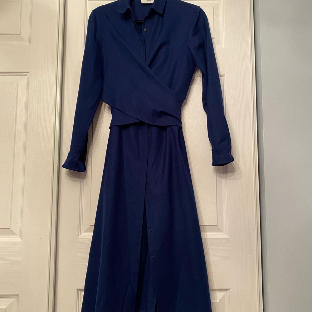 Akris Punto Navy Blue Dress